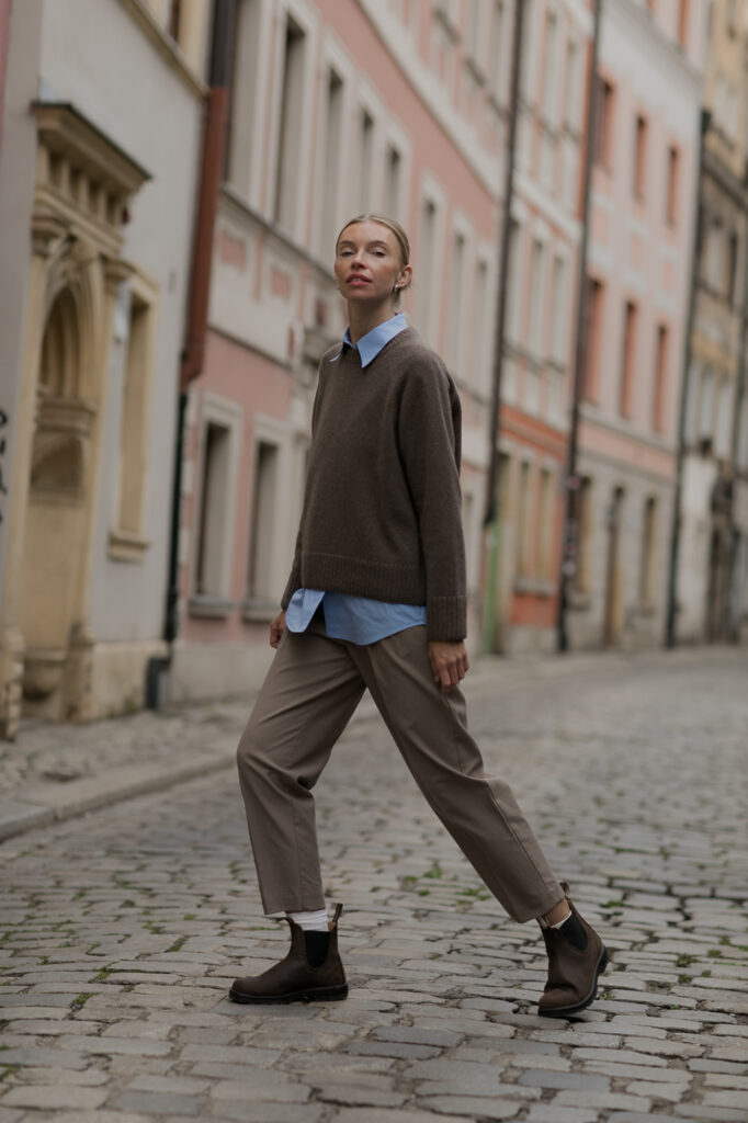 Spodnie Dżentelmenki • Bawełna + Tencel 190g/m2 •